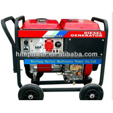 manufacturer price silent type manual or electric start optional 5kw diesel genset